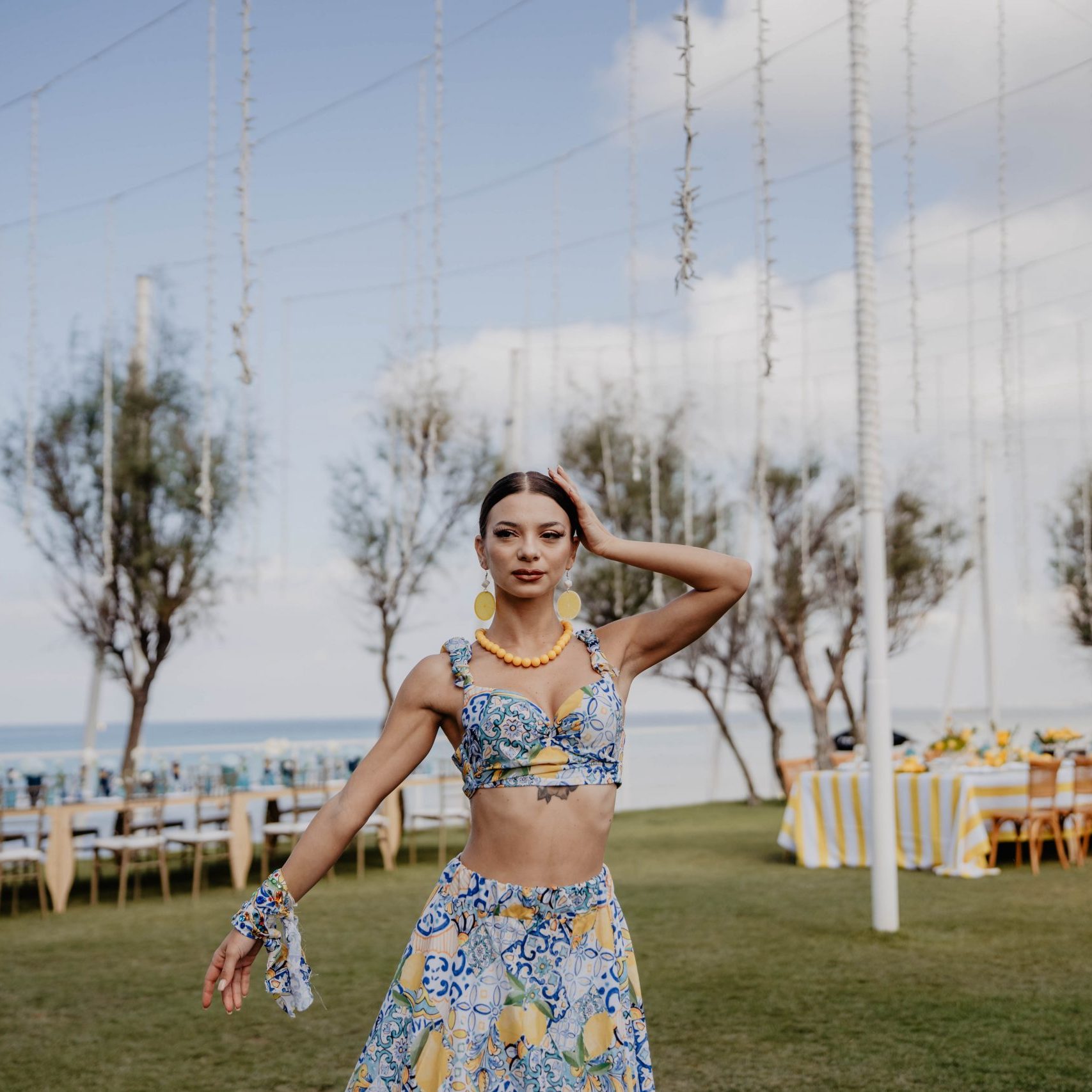 Allestimento elegante per un evento esclusivo al Nabilah di Bacoli