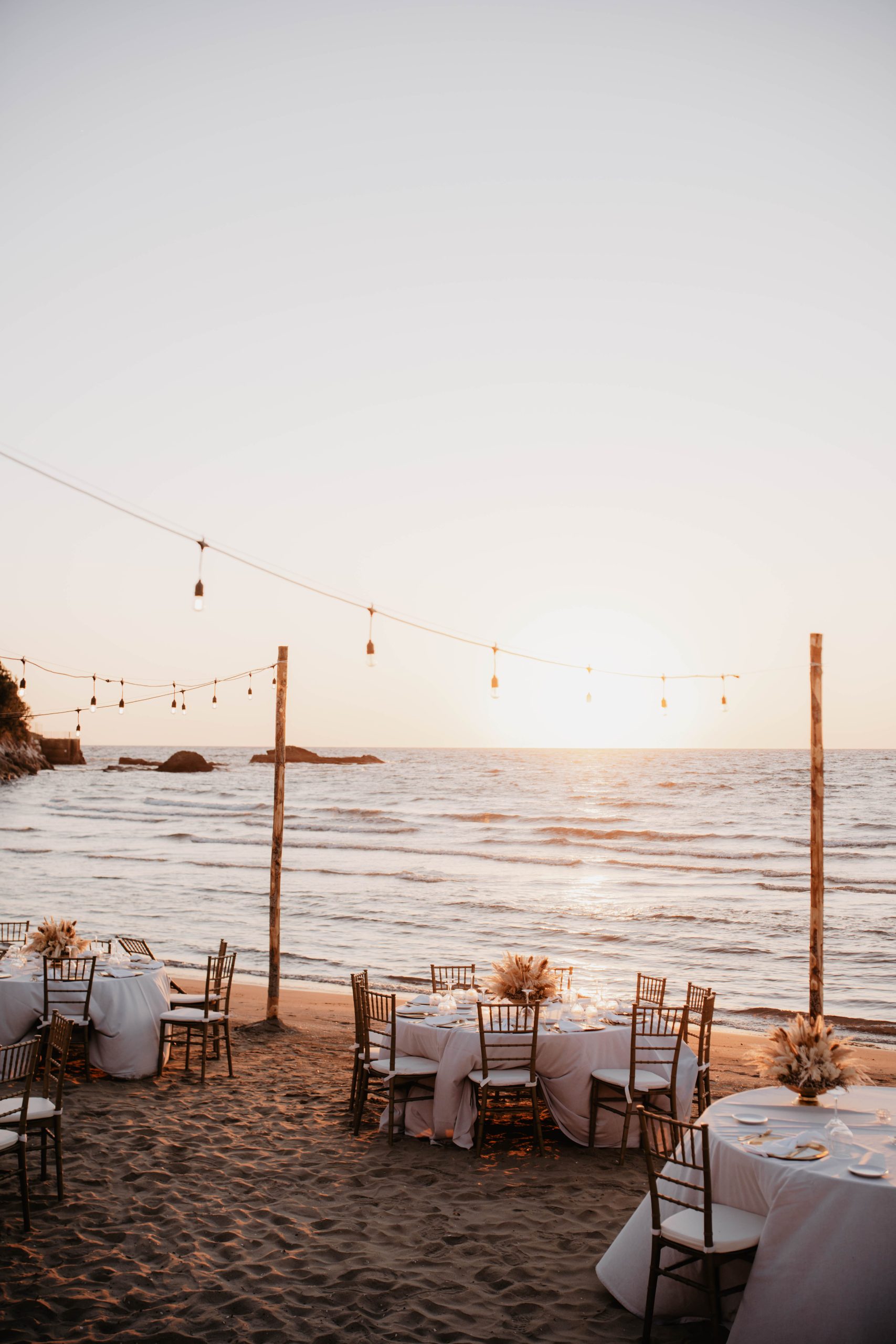Matrimonio al Nabilah, Bacoli — allestimento del ricevimento